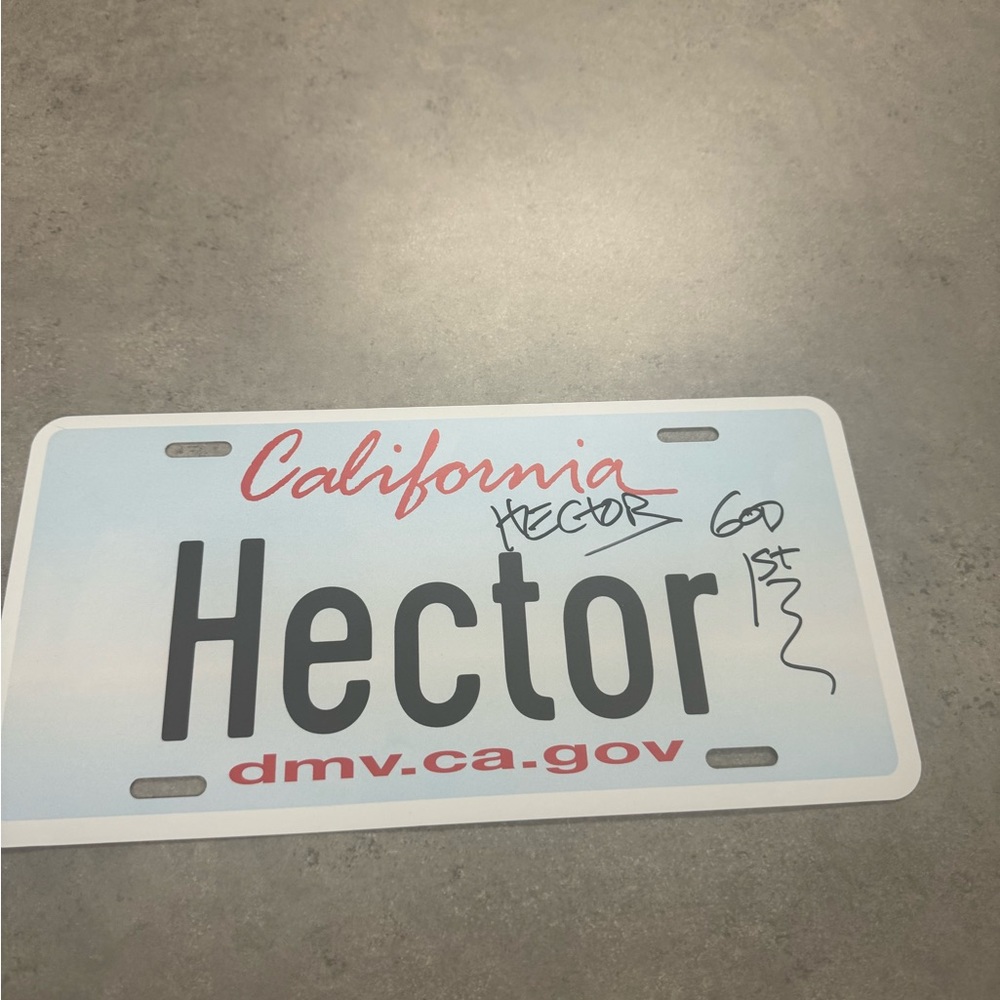 Signed hector from fast and the furious movies
